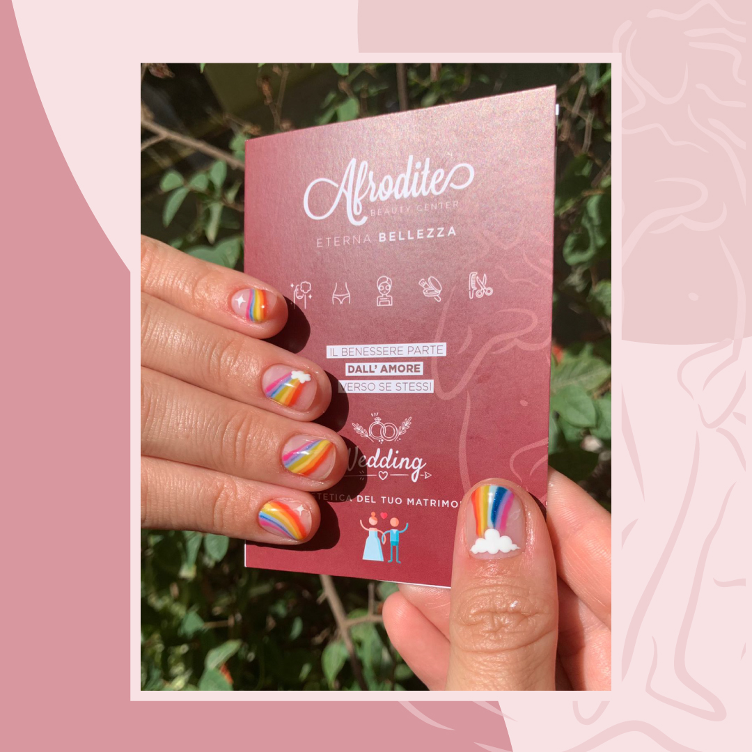 Nails Art Arcobaleno