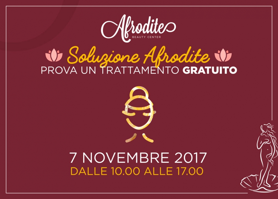 Prova un trattamento gratuito da Afrodite